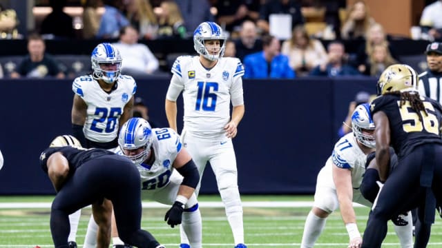 Detroit Lions quarterback Jared Goff.